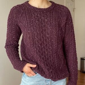 Merona Women's Burgundy and Purple Jumper